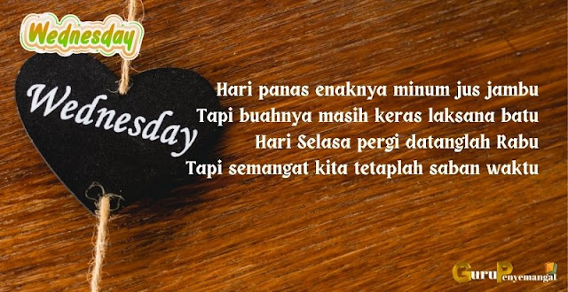 Pantun Hari Rabu yang Bikin Semangat